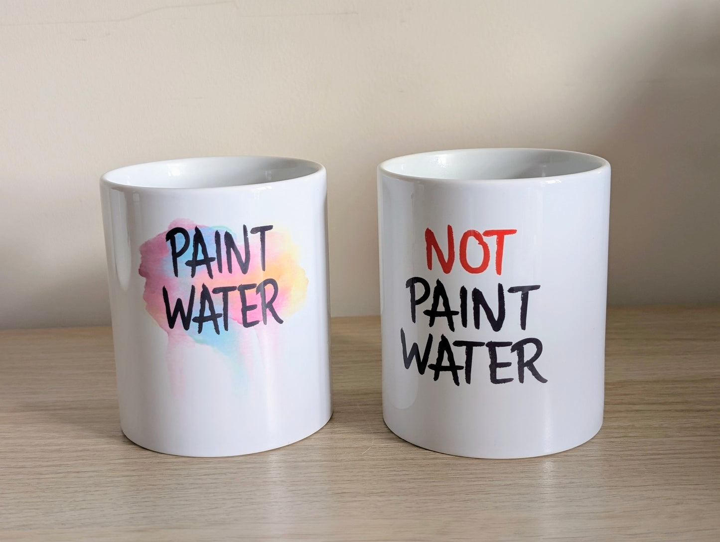 Paint Water Pot & Not Paint Water Pot | Paint Brushes | Gifts For Artists