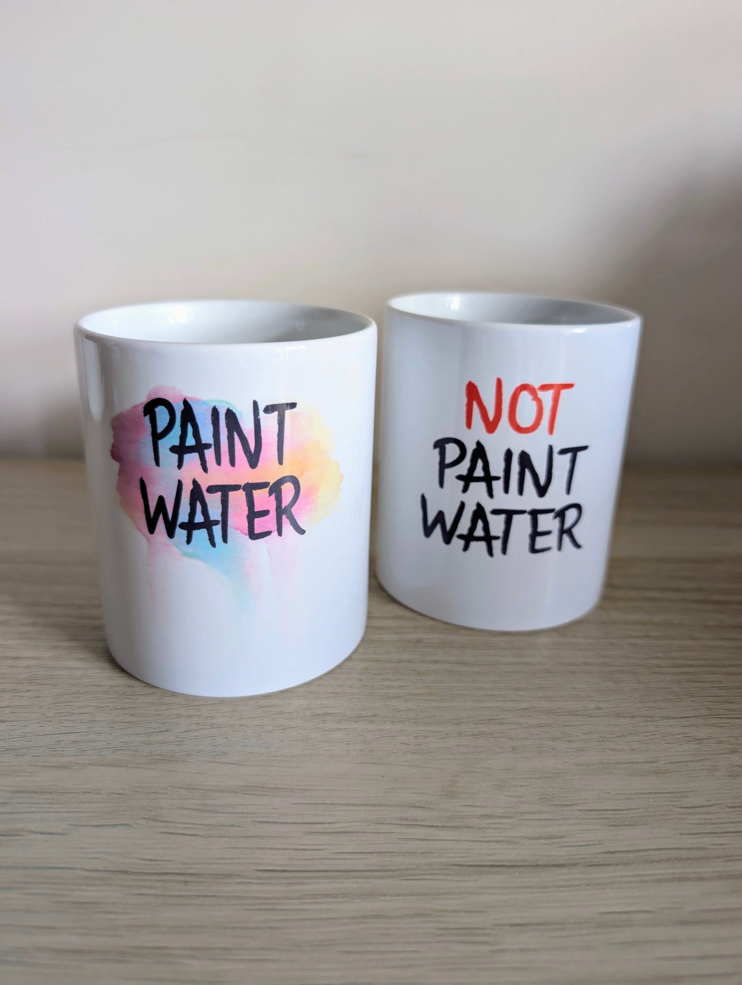 Paint Water Pot & Not Paint Water Pot | Paint Brushes | Gifts For Artists