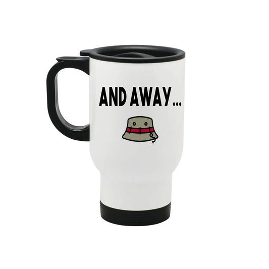 Mortimer & Whitehouse Gone Fishing Inspired Travel Mug with Handle