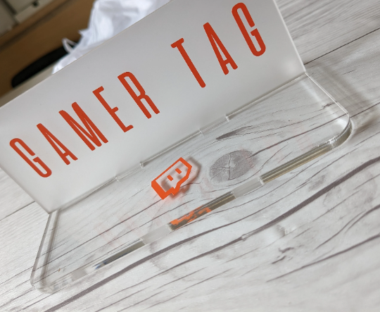 Personalised Gamer Tag Sign | Gamer Accessories