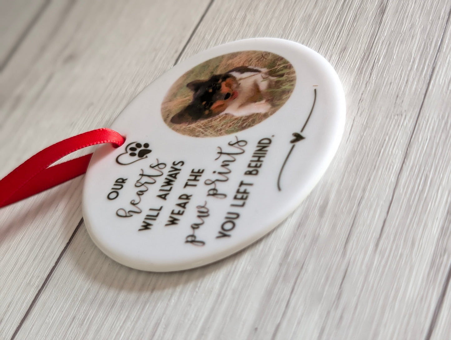Photo Custom Ceramic Pet Bauble Decoration