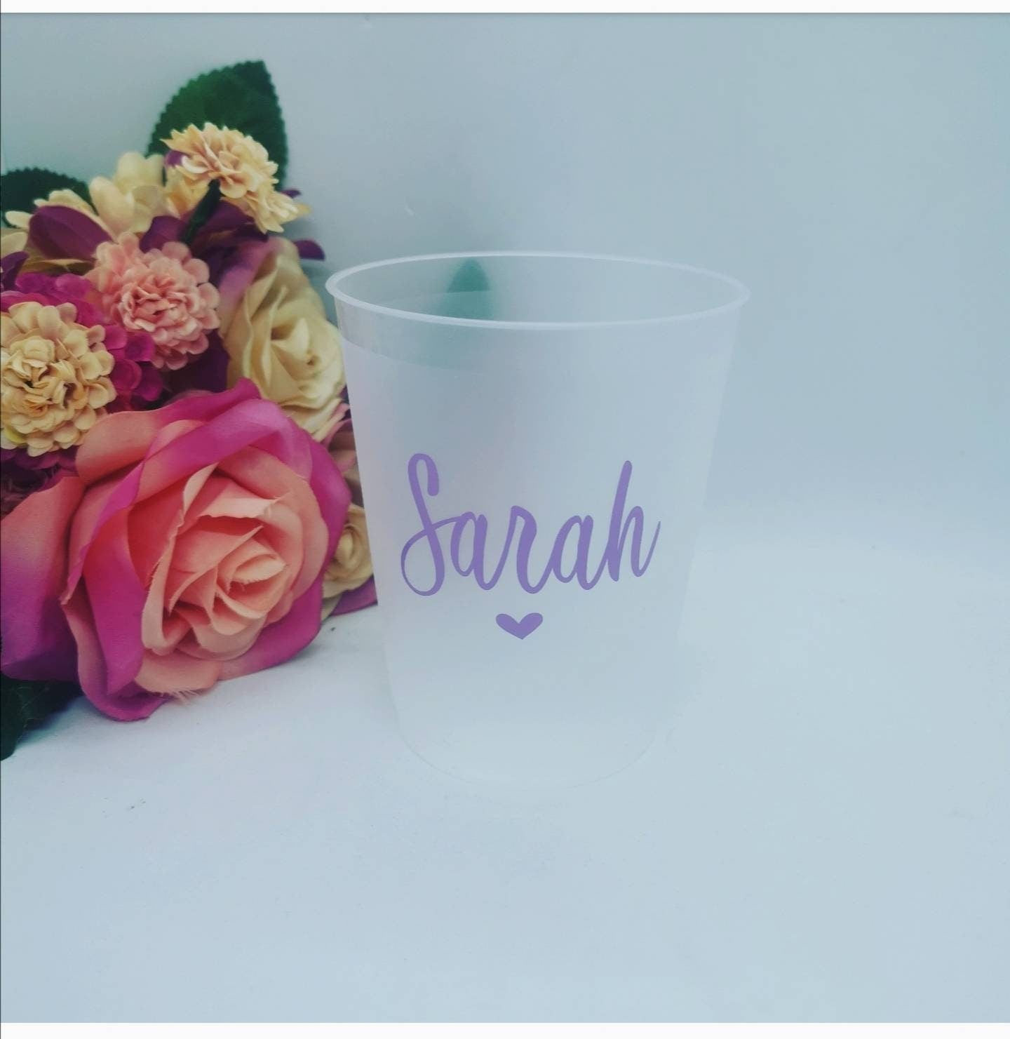 Personalised Frosted Plastic Stadium Cup | Celebration Cups