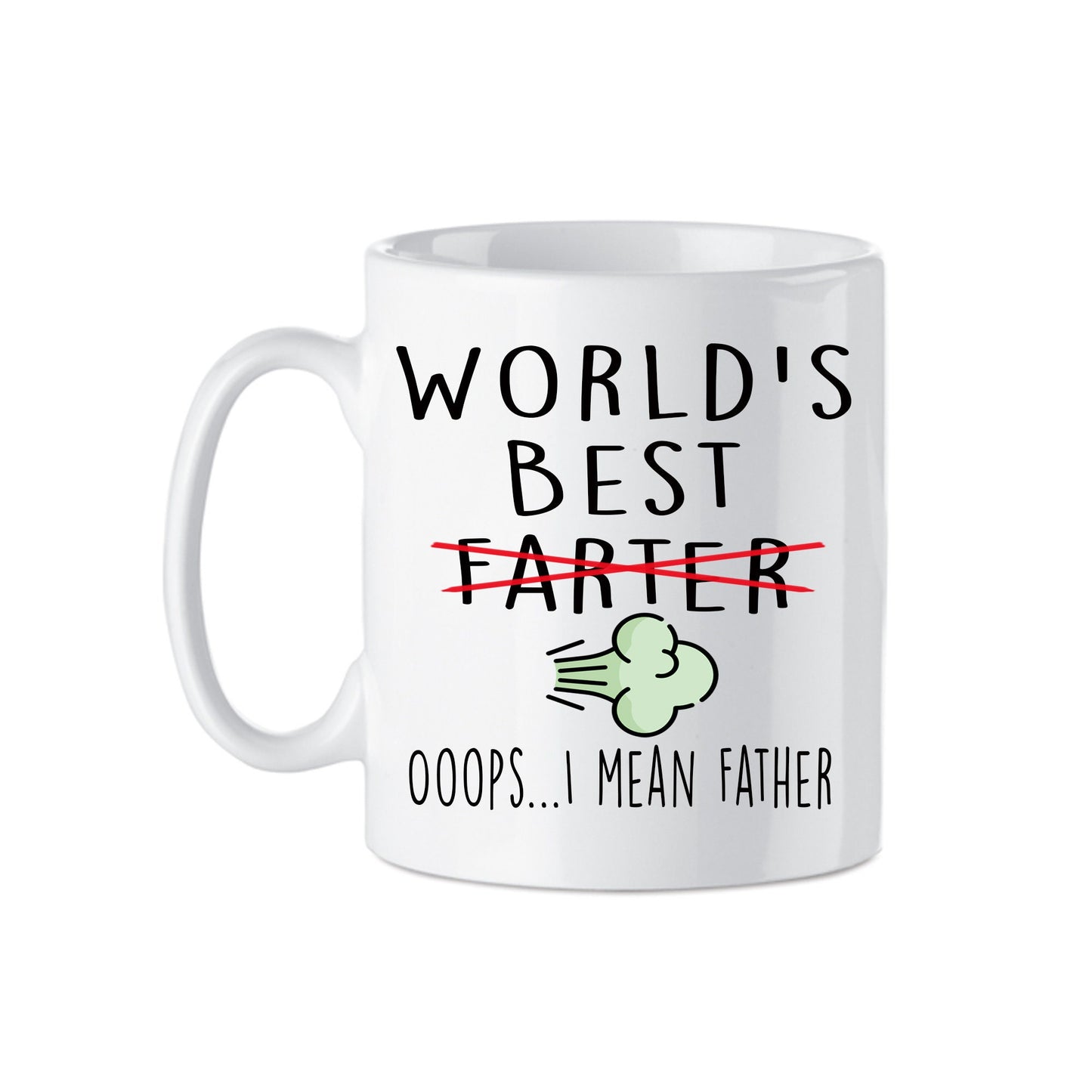 World's Best Farter/Father Novelty Ceramic Mug