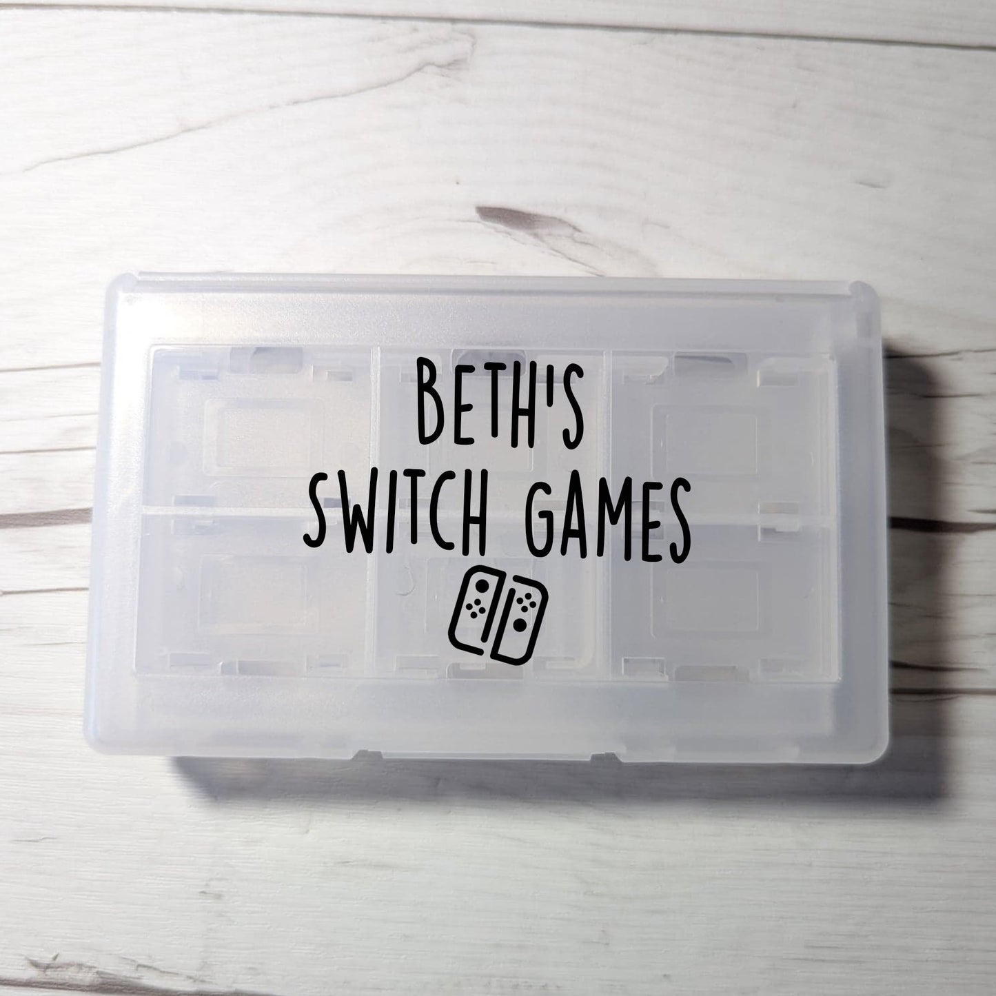 Personalised Game Storage Case | Nintendo Switch Game Case |