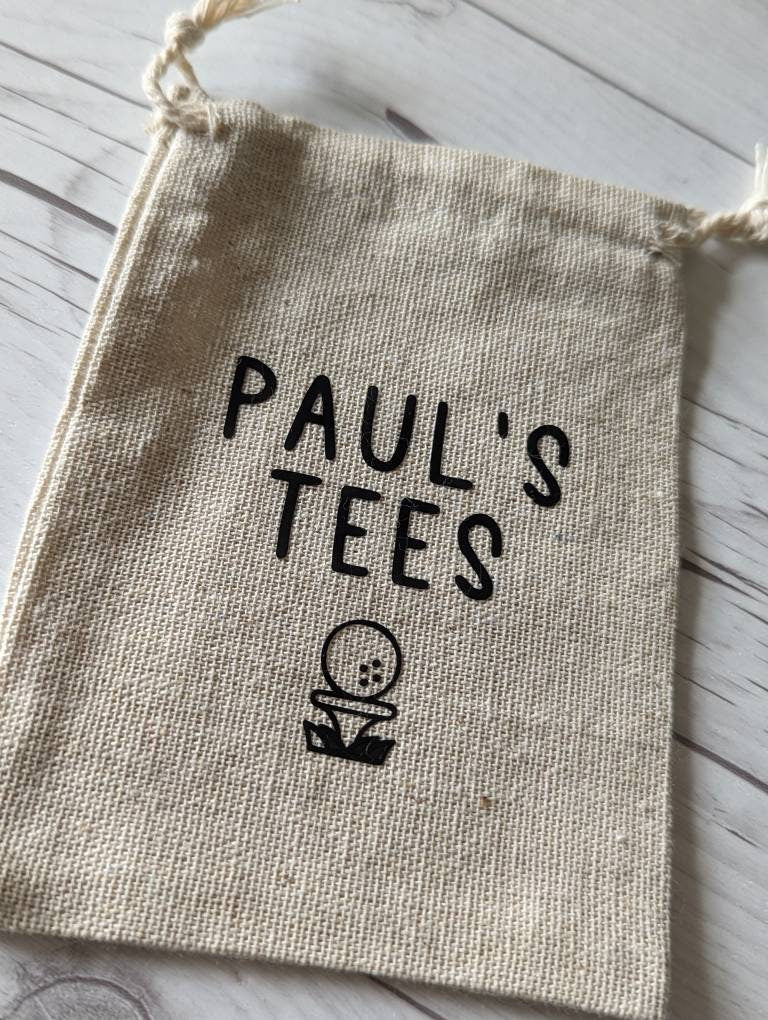 Personalised Golf Tee Pouch