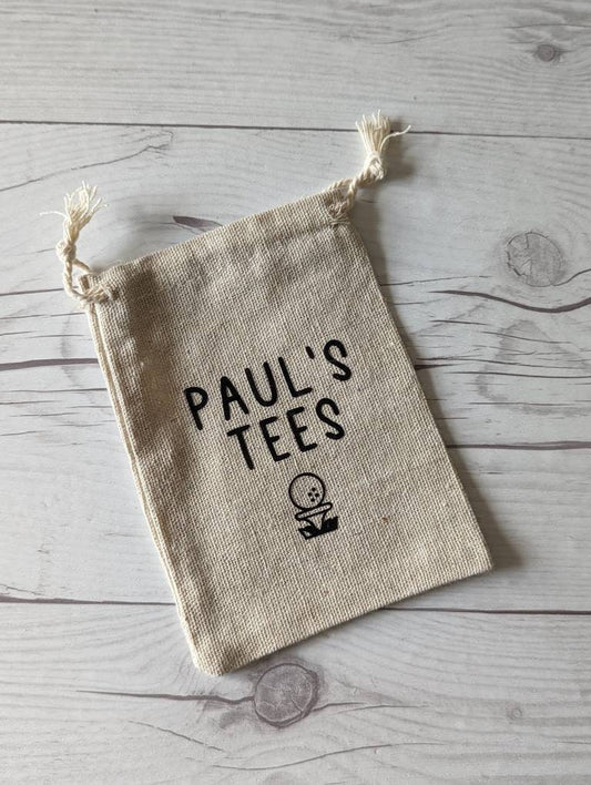 Personalised Golf Tee Pouch