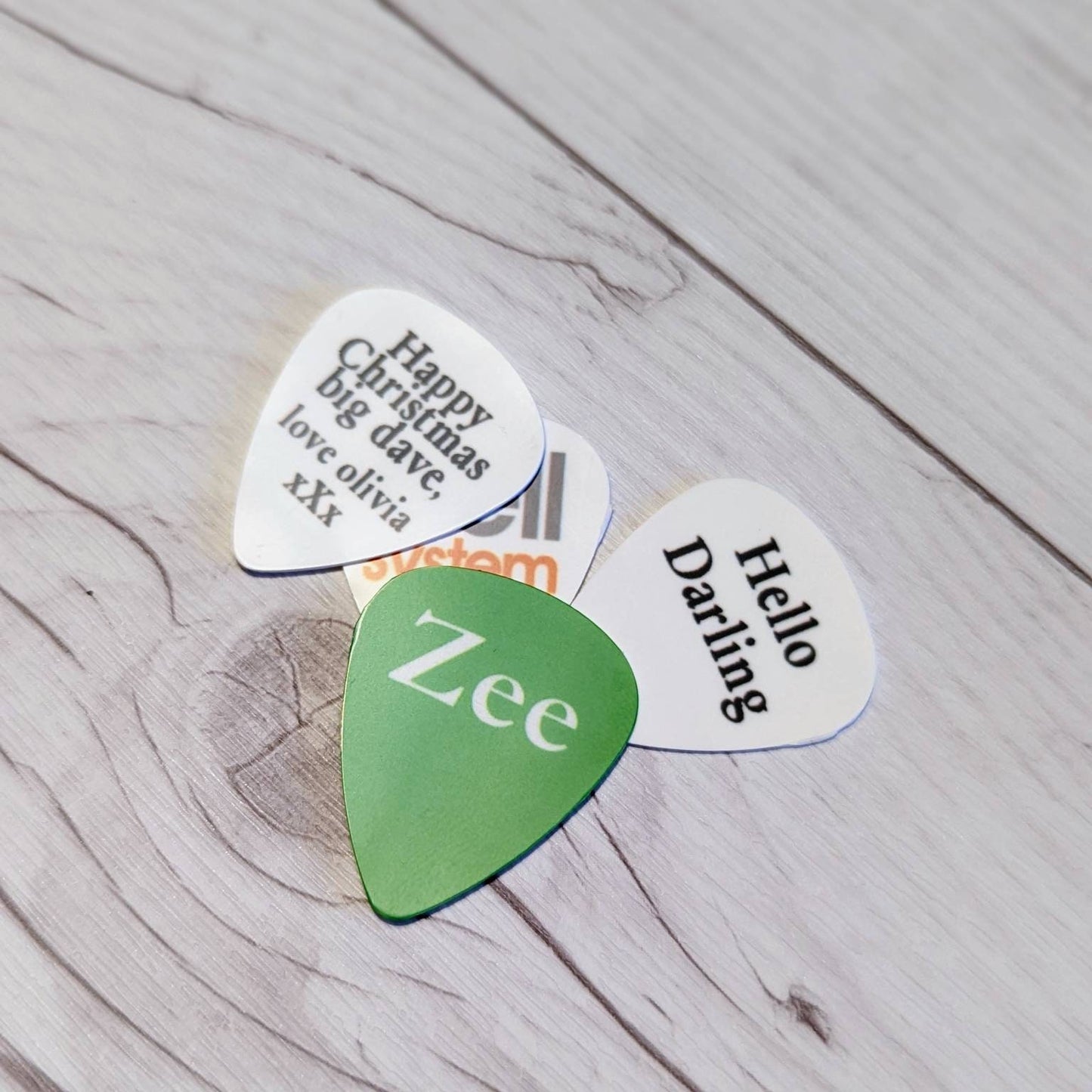 Personalised Plectrum | Guitar Picks | Photo OR Text |