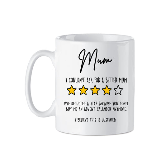 Best Mum Mug | Novelty Review Design | Mother's Day