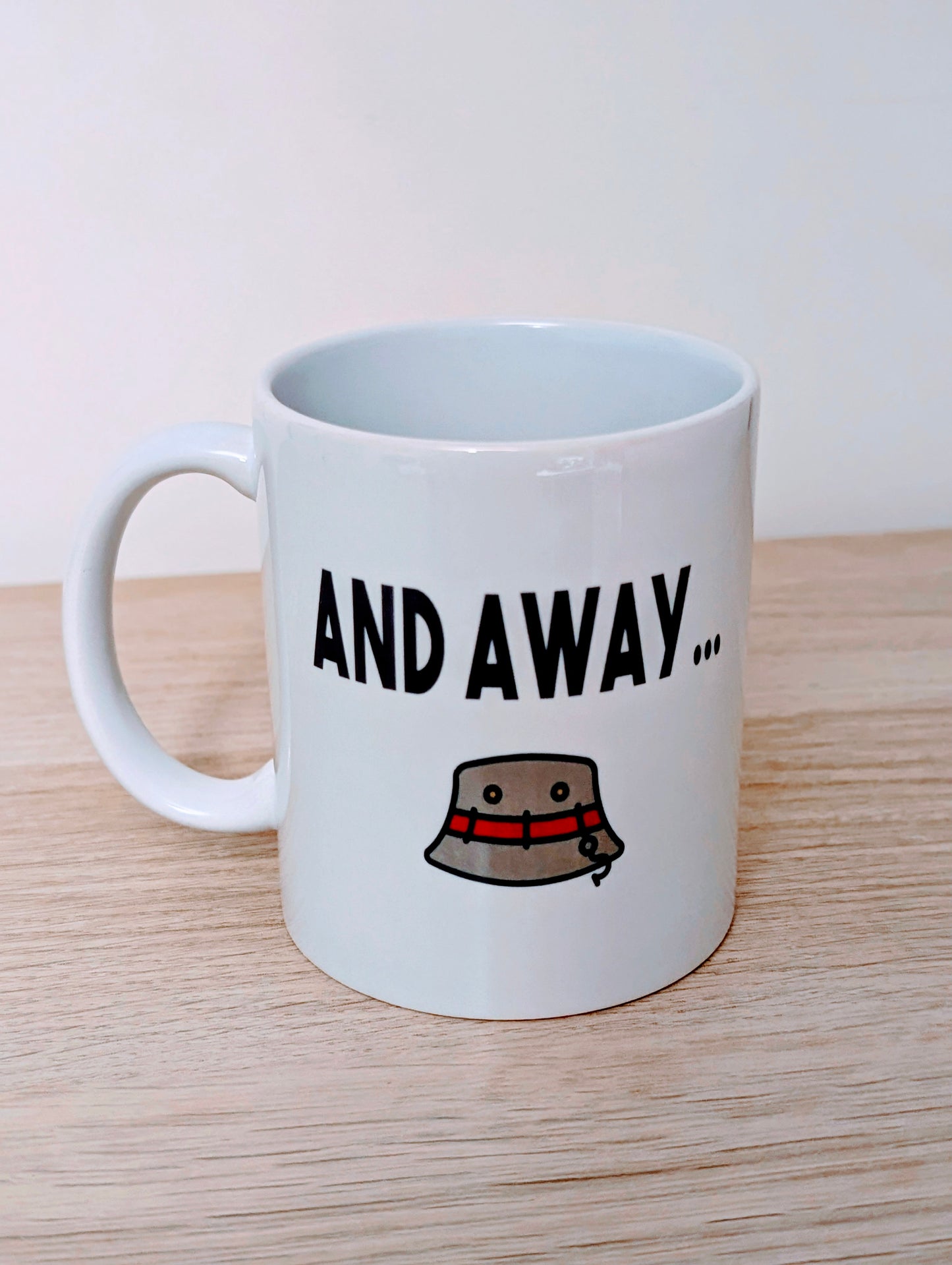 Mortimer & Whitehouse Gone Fishing Inspired Mug