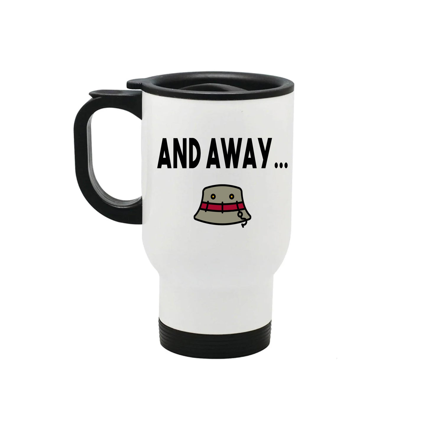 Mortimer & Whitehouse Gone Fishing Inspired Travel Mug with Handle