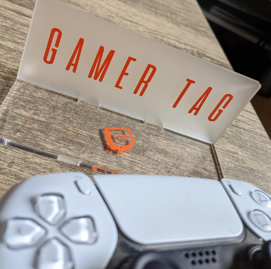Personalised Gamer Tag Sign | Gamer Accessories