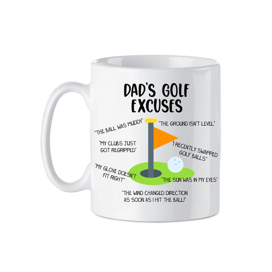 Novelty Golf Mug | Gift for Golfers | Golf excuses