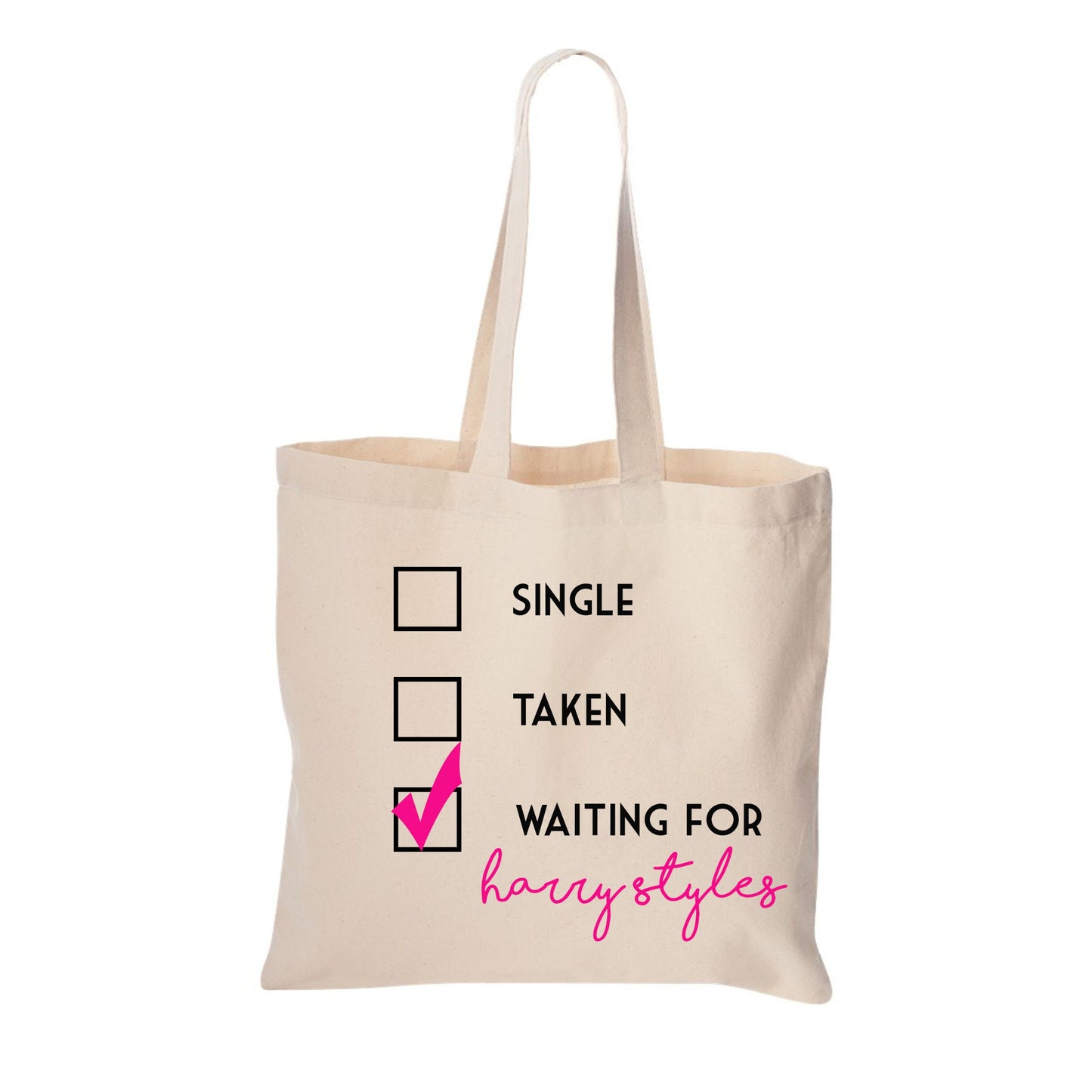 Harry Styles Inspired Canvas Tote Bags