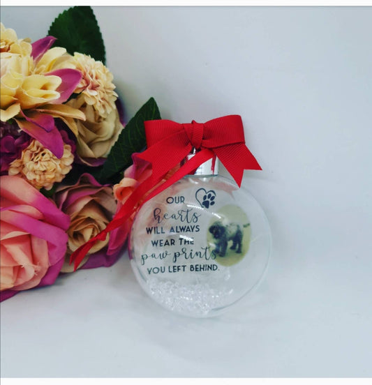 Floating Christmas Pet Memory Bauble