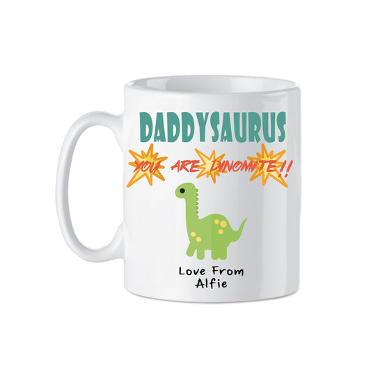 Daddysaurus Mug | Dino-mite novelty Gift Idea | Father's Day Gift |