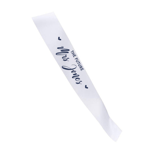 Personalised Hen Party Sash | The Future Mrs Accessories | Bridal Gifts |