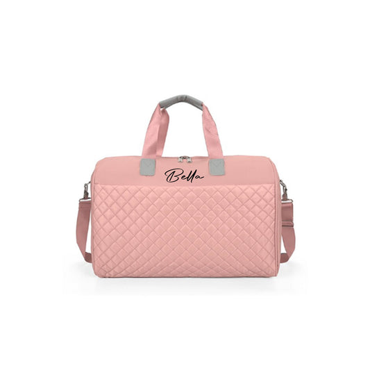 Pink Personalised Travel bag