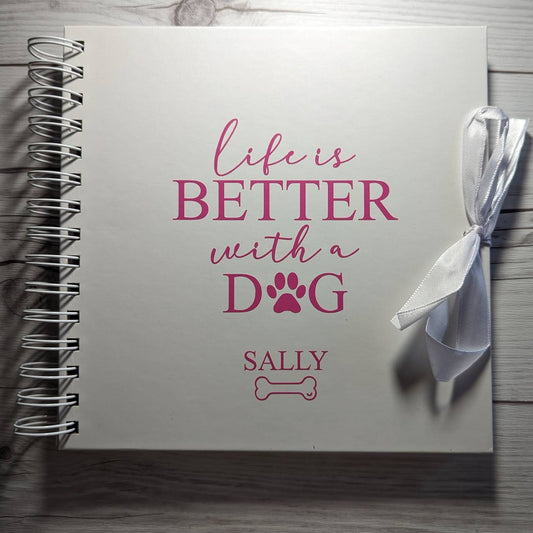 Personalised Dog Photo/Memory Scrapbook